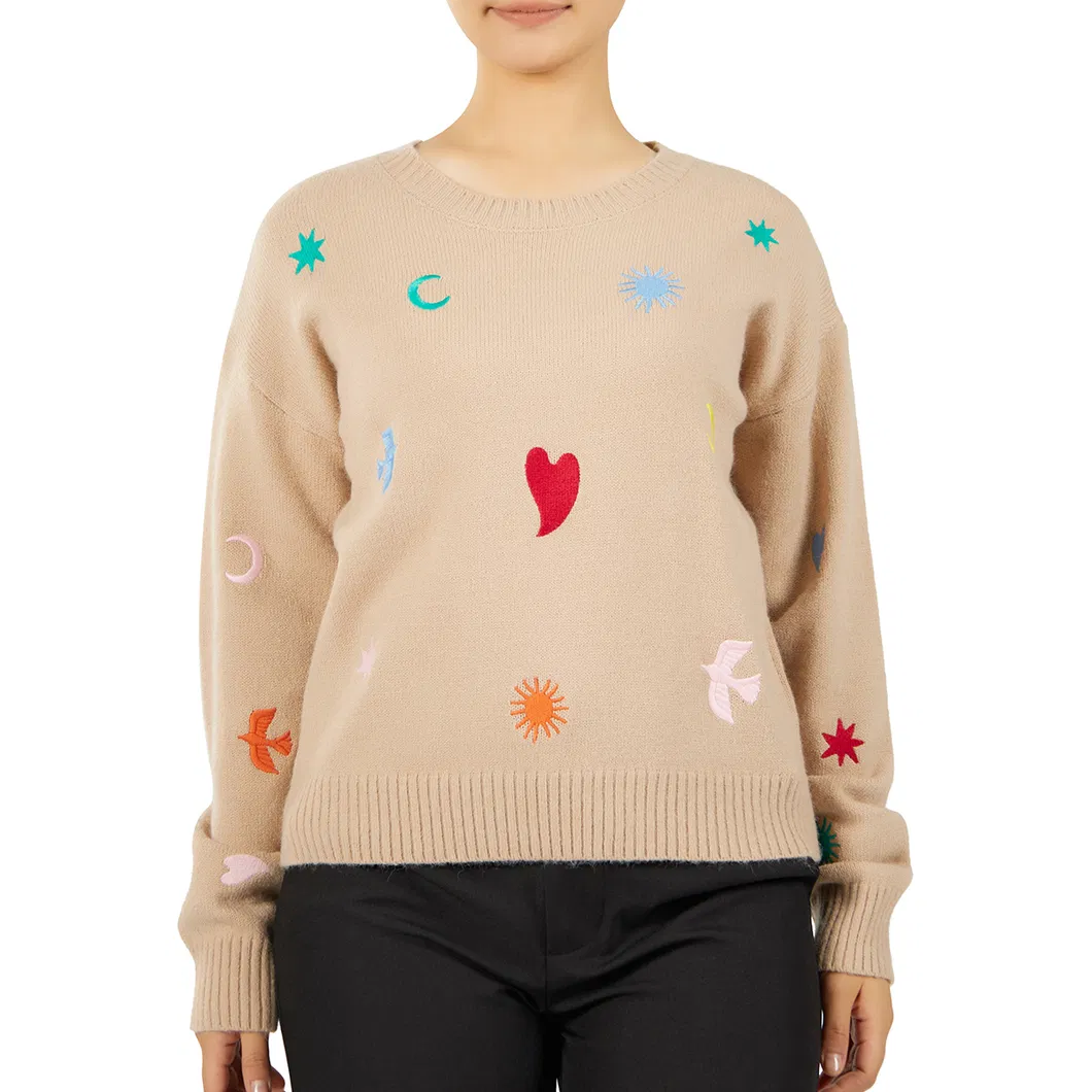Suéter de Inverno Feminino Personalizado, Detalhe 1