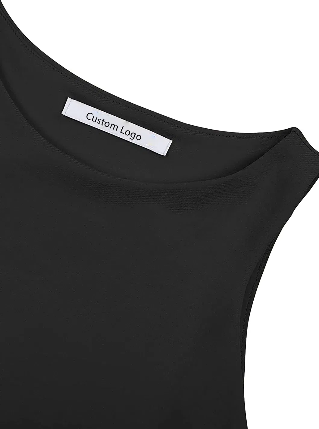 Blusas cropped ajustadas para mulheres