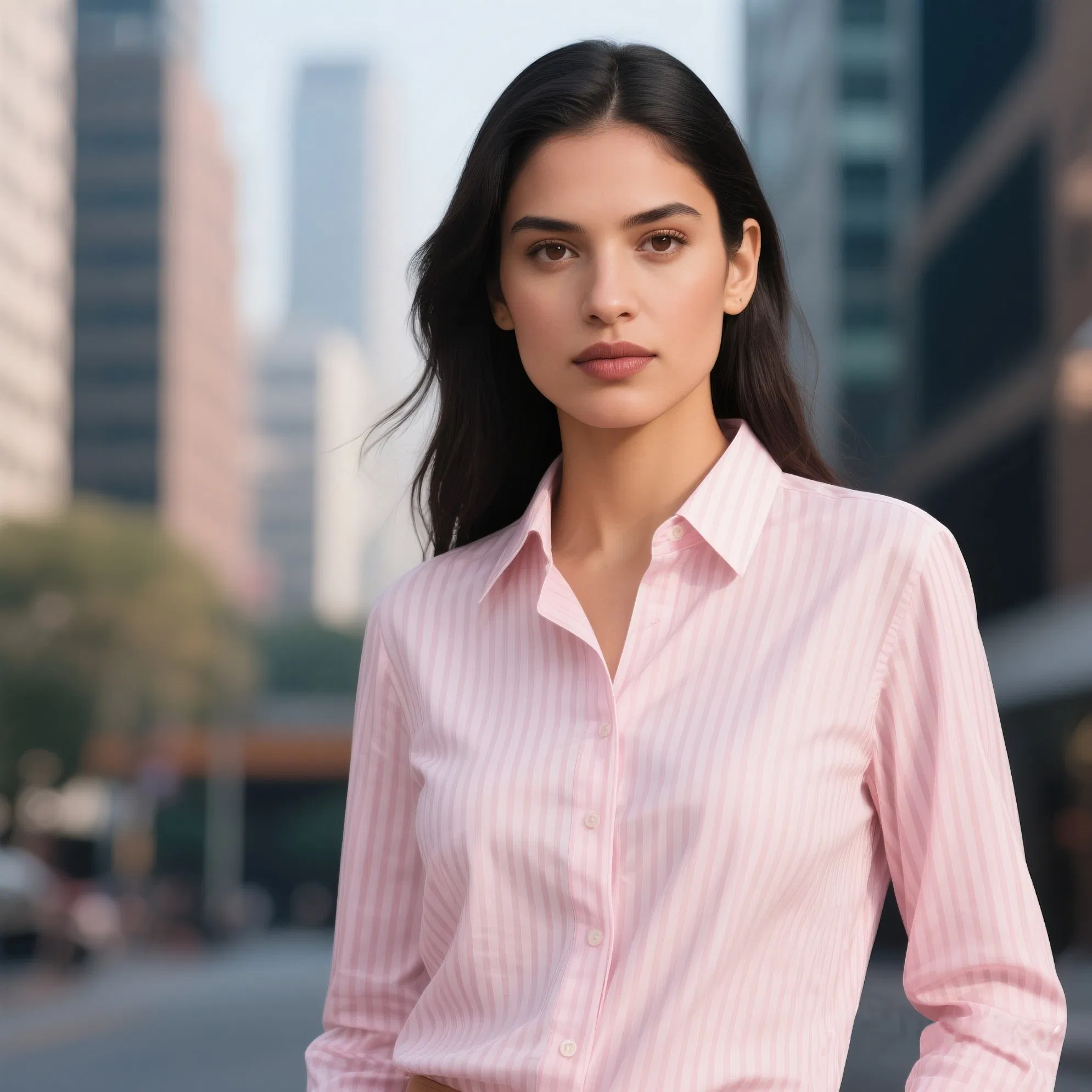 Camisa de Trabalho Personalizada para Mulheres Camisa Formal Elegante para Mulheres Designs de Tecido Roupas