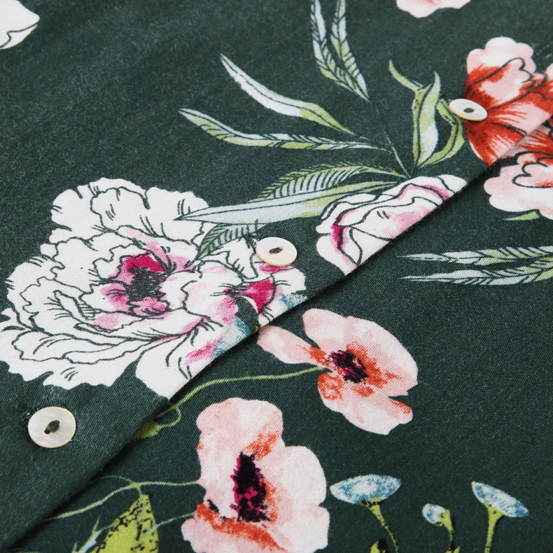 Vestidos Maxi Florais Elegantes para Mulheres, Primavera Verão, Decote em V, Roupas Disponíveis para Impressão DTG Personalizada e Design para Etiqueta Privada a Preço de Fabricante