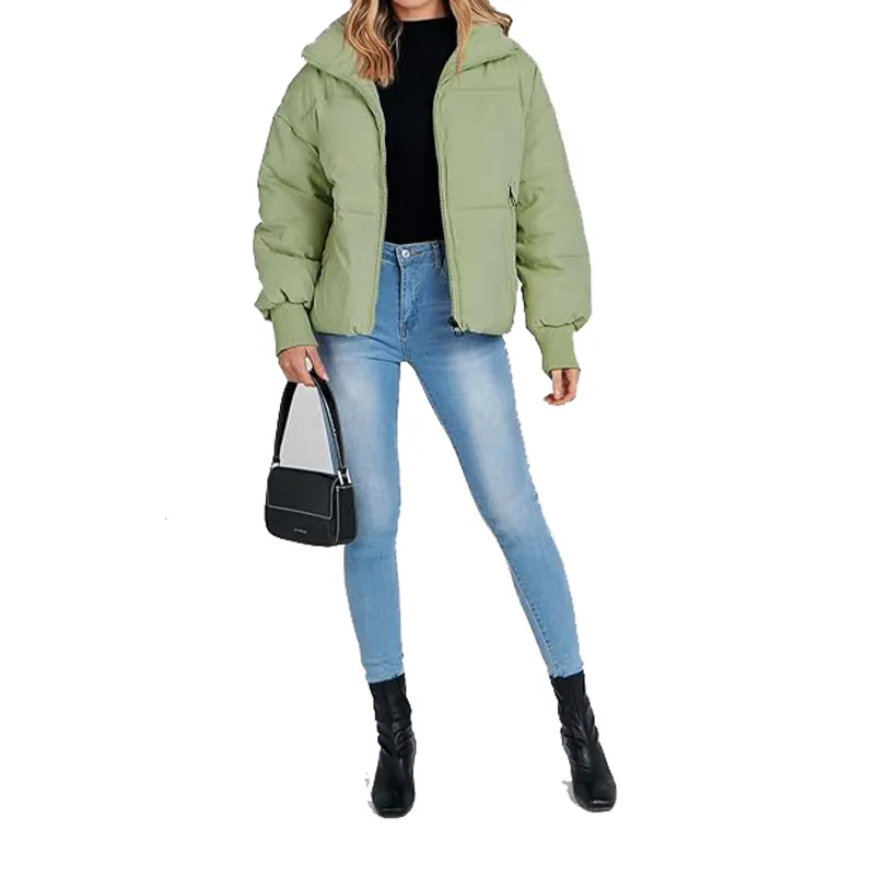 Casaco Puffer Cropped Interior Macio
