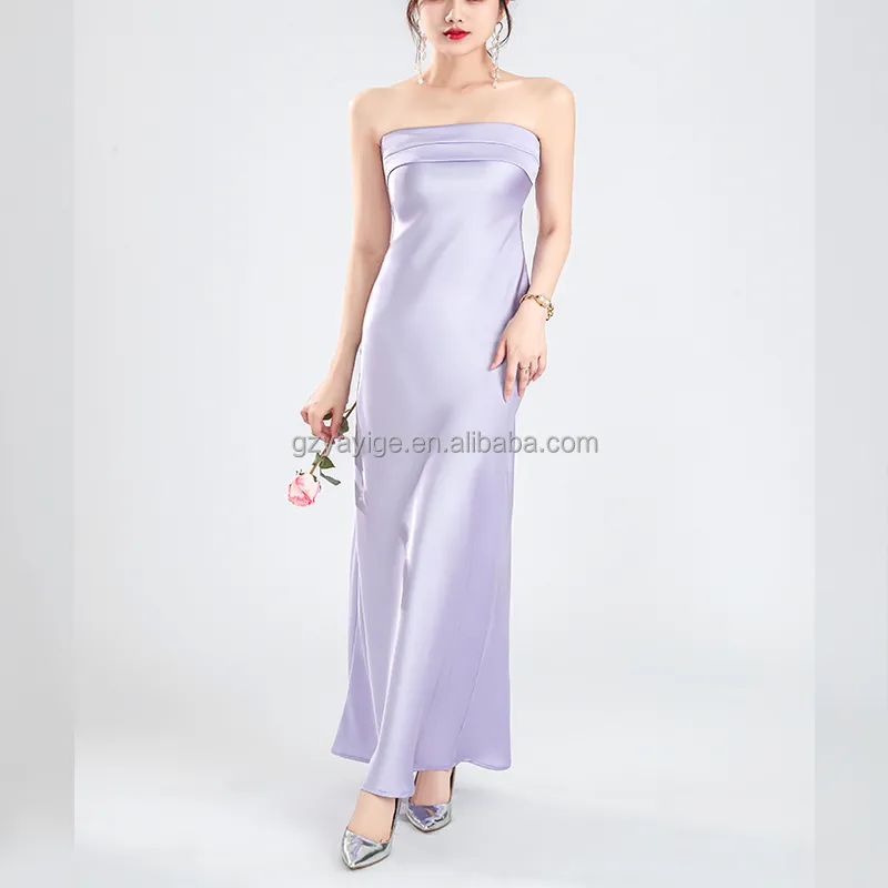 Vestido de Noite Elegante Sem Costas para Mulheres com Estilo de Decote Profundo