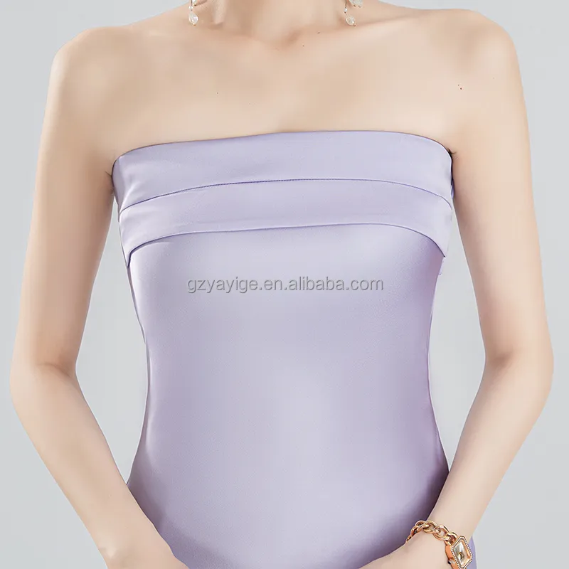 Vestido de Noite Elegante Sem Costas para Mulheres com Estilo de Decote Profundo