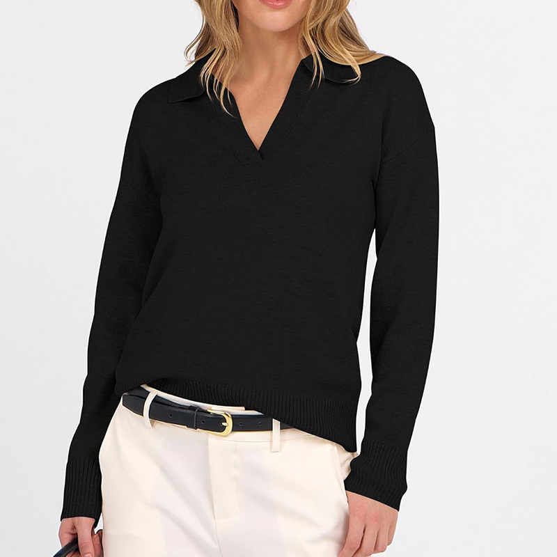 Suéter Feminino Tendência Moda de Rua com Opções de Logotipo Personalizado Disponíveis