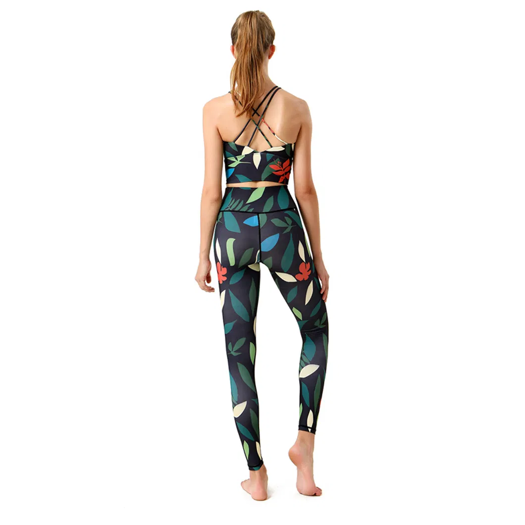 Conjuntos de Yoga Personalizados Roupas de Ginástica Fitness para Mulheres