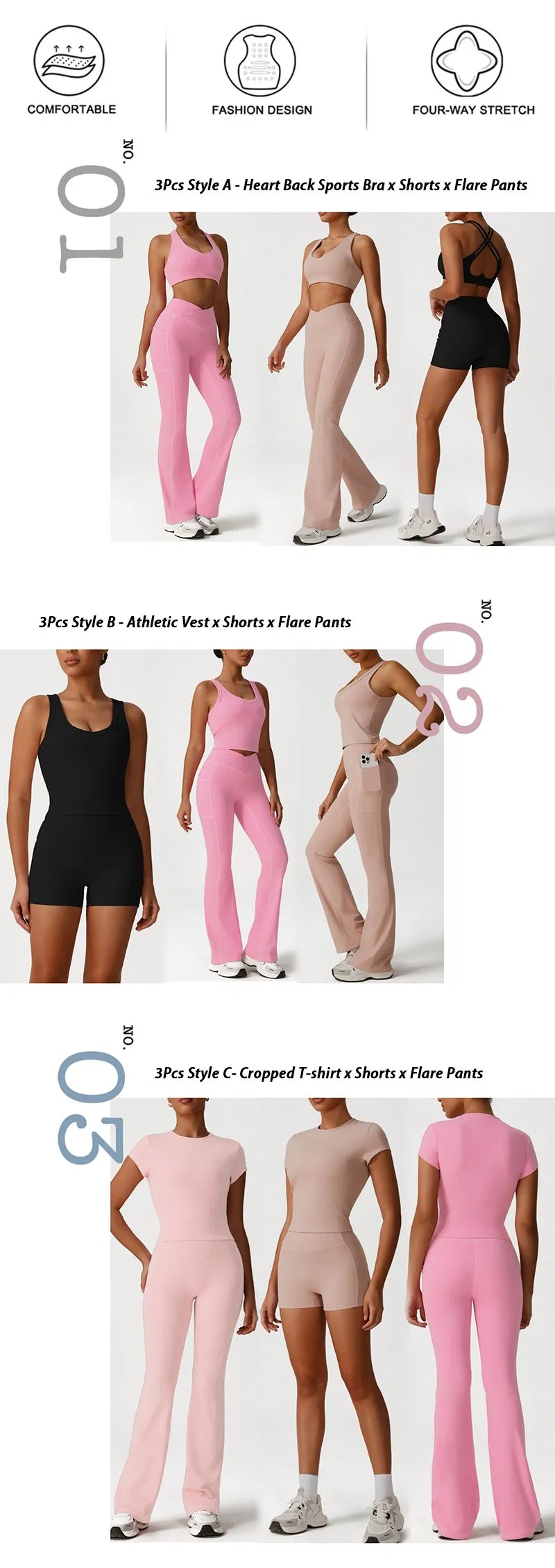 Conjunto fitness 5 peças