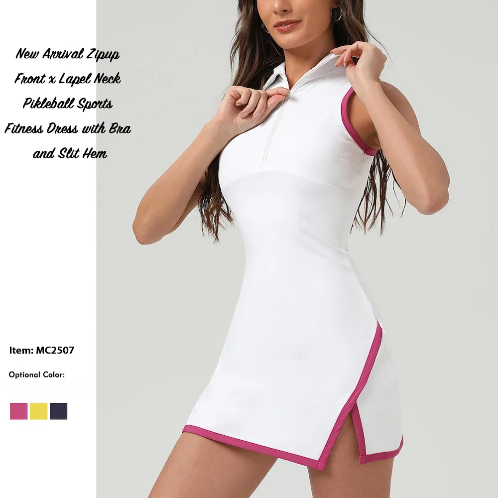 Vestido de ténis elegante com sutiã