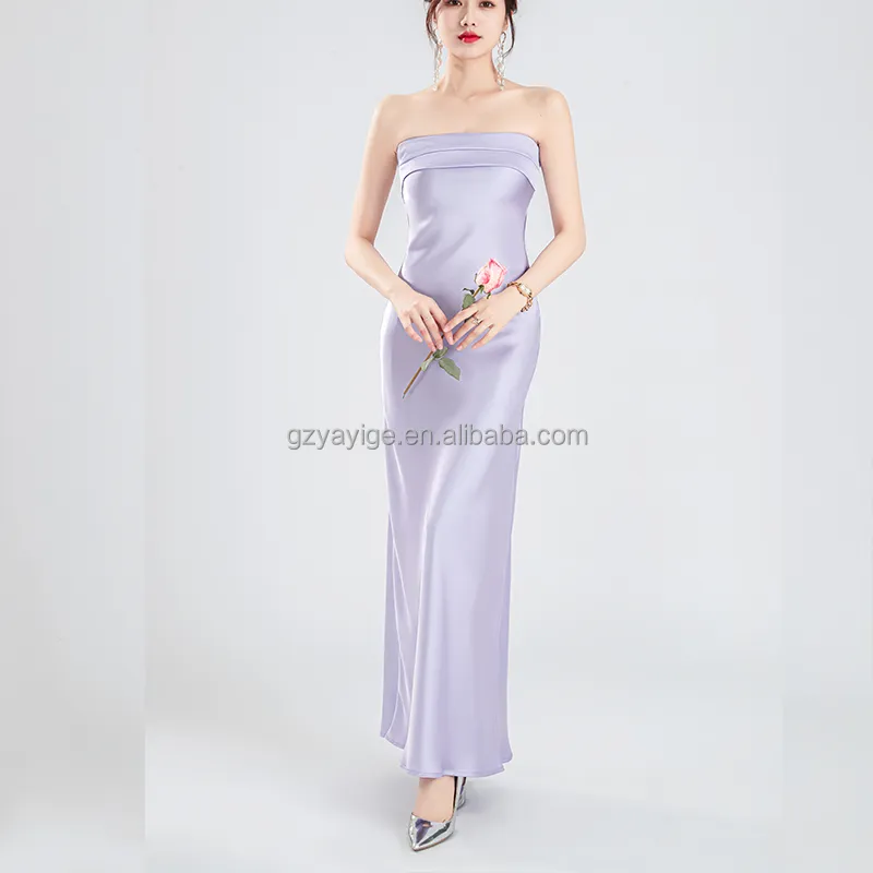 Vestido de Noite Elegante Sem Costas para Mulheres com Estilo de Decote Profundo