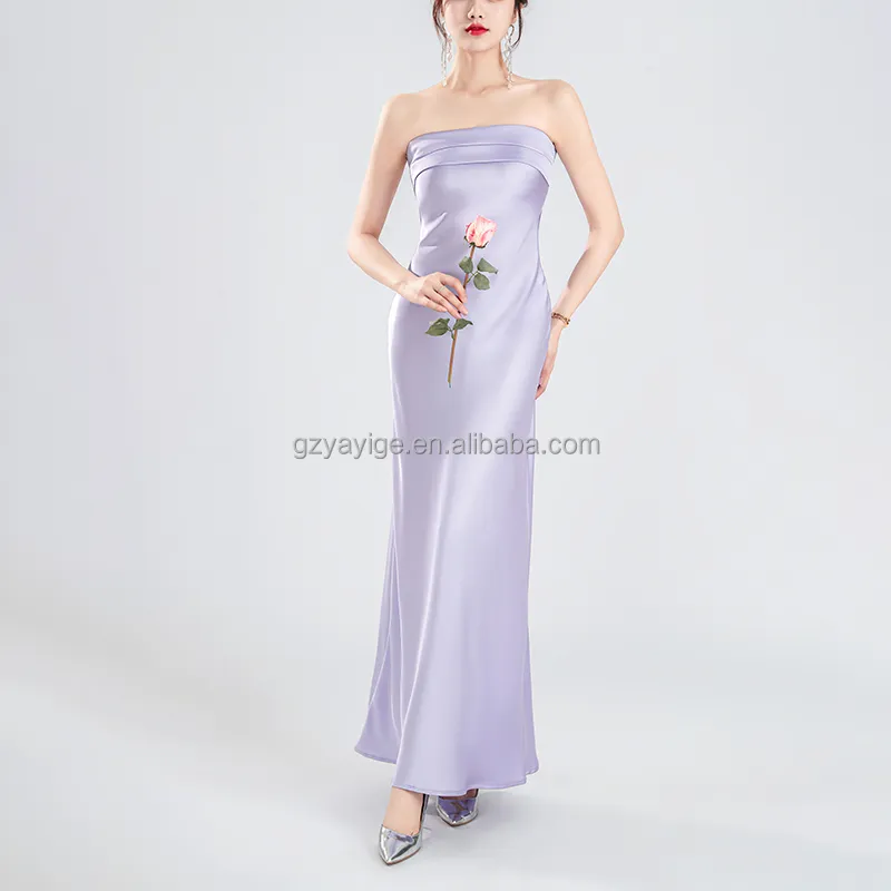 Vestido de Noite Elegante Sem Costas para Mulheres com Estilo de Decote Profundo