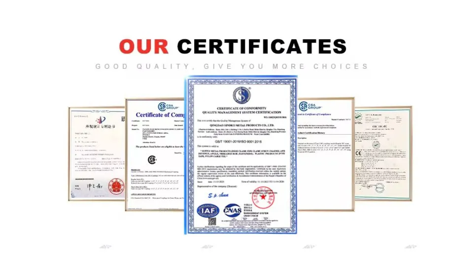 Product Quality Certifications