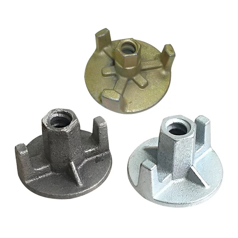 Customized Three-Claw Circular Tie Rod Wing Anchor Nut for Construction Concrete