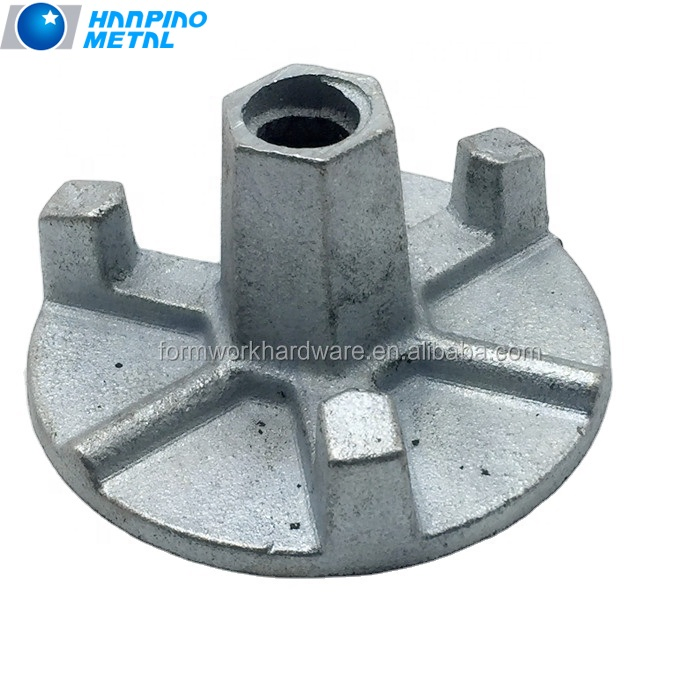 Formwork Tie Rod System Wing Nut Anchor Nut 15mm 17mm