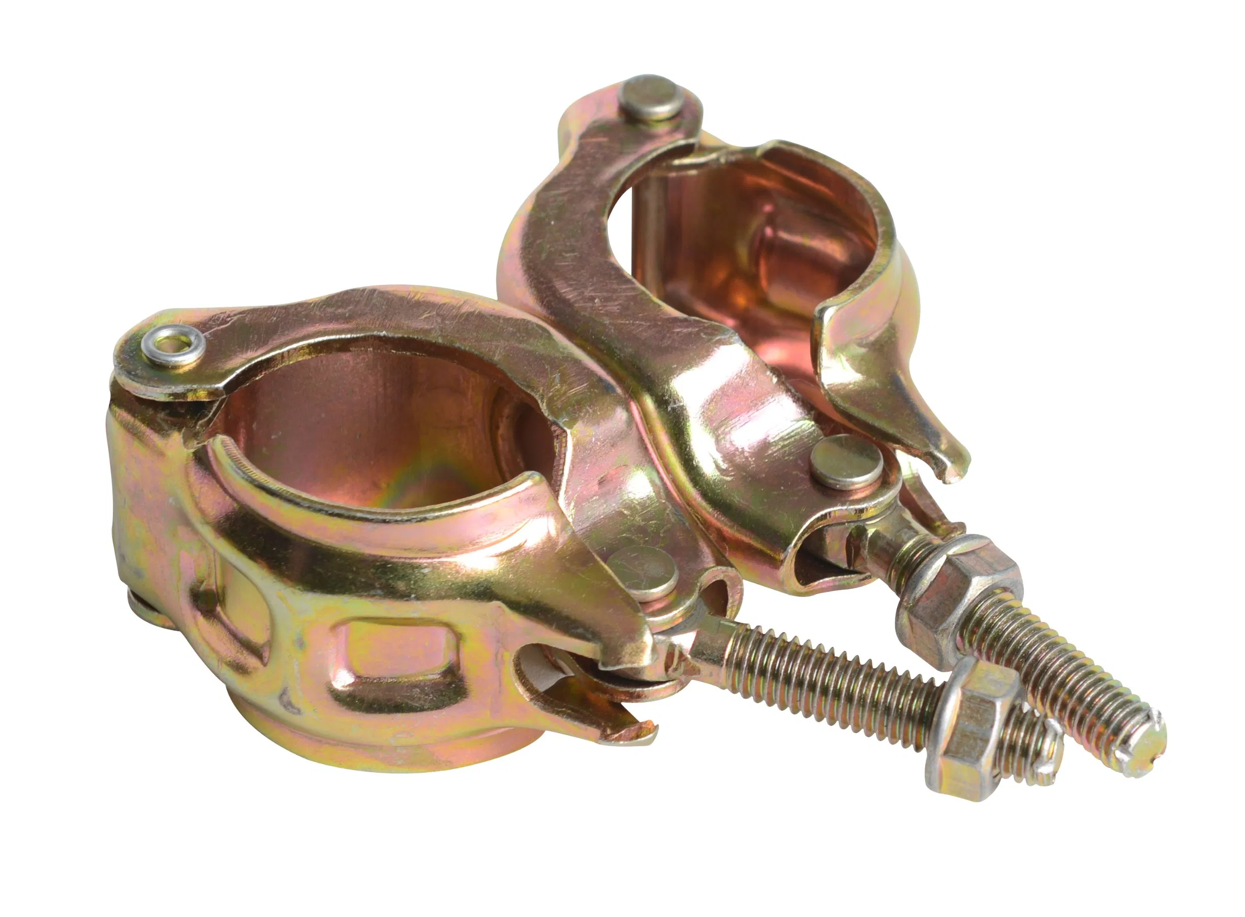 Scaffolding Durable Pressed Steel Pipe Clip Fixing Pressed Double Coupler