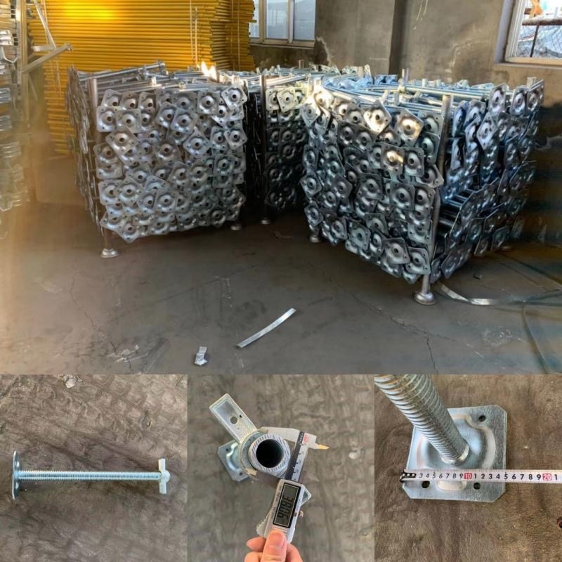 Hollow Screw Rod with Jack Nut Ringlock Scaffolding Jack Base