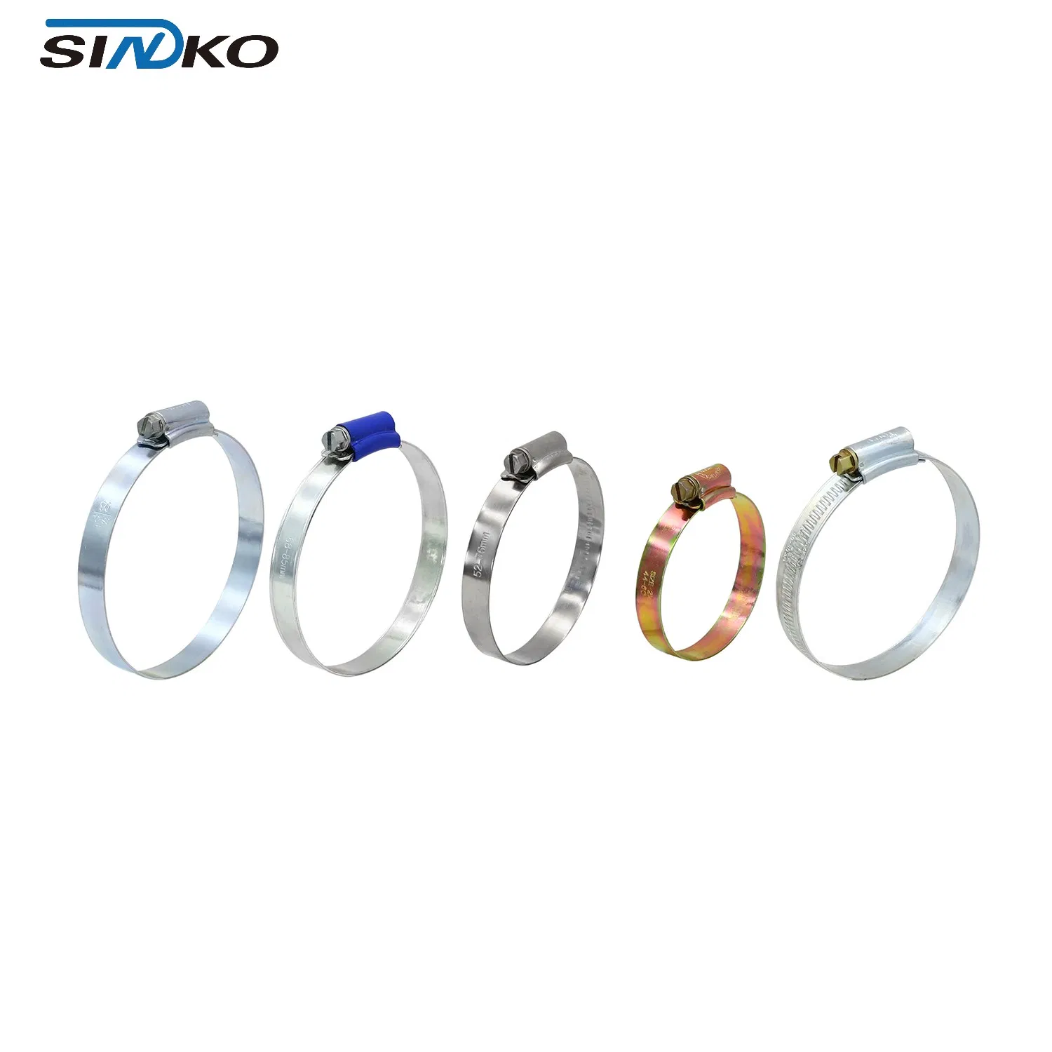 Adjustable Stainless Steel British Type Hose Clamp with Swivel Clamp Structure