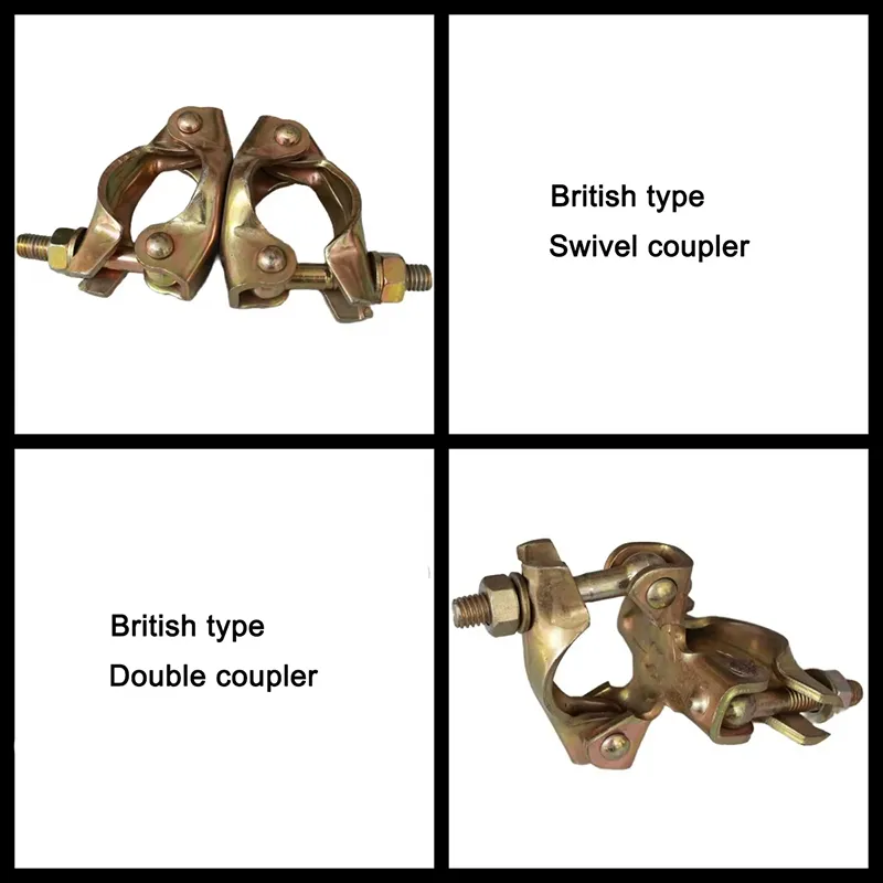 Construction Scaffolding British Type Pressed Swivel Coupler Clamp