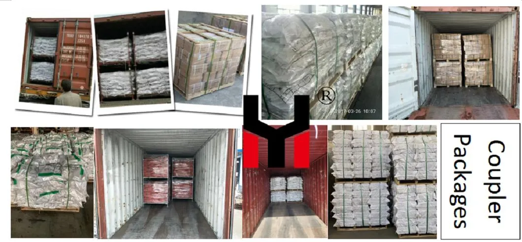 Loading show of scaffolding couplers container loading