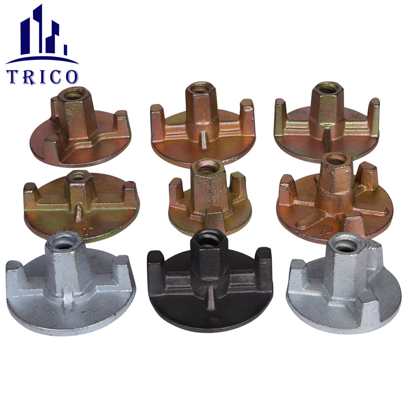 15mm 17mm Formwork Tie Rod Construction Concrete Wall Accessories Waterstop Tie Rod Wing Nut