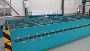 Material storage and organization in ABP scaffolding manufacturing facility
