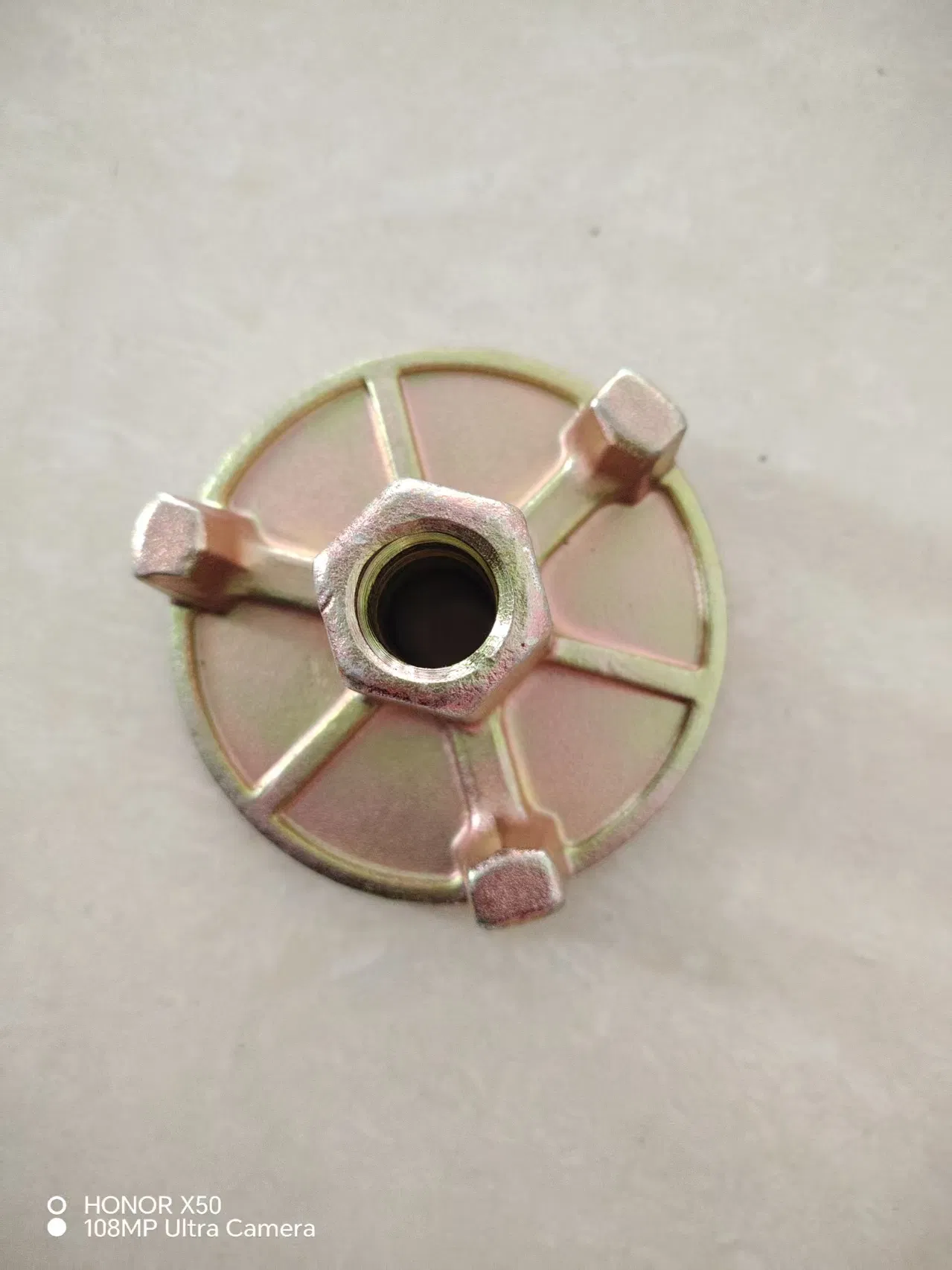 Forged Wing Nut (galvanized) Tie Rod Nut 15/17 90/100mm for Construction Scaffolding