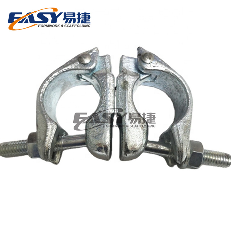 Easy British Type BS1139 Drop Frged Swivel Coupler Double/Fixed Clamp