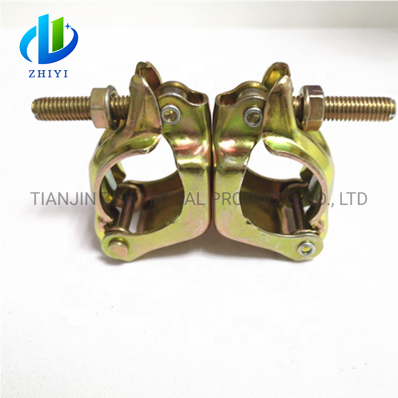 German Type Drop Forged Steel Fixed Right Angle Clamp/ Double Coupler Drop Forged 360 Degree Swivel Clamp/Coupler for Tube and Fittings Scaffold/Scaffolding