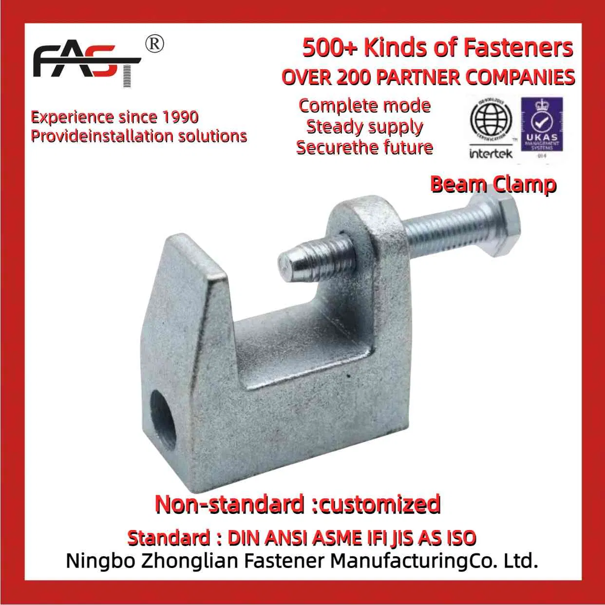 Engineered Beam Clamp for Structural Integrity – Load-Bearing Capacity