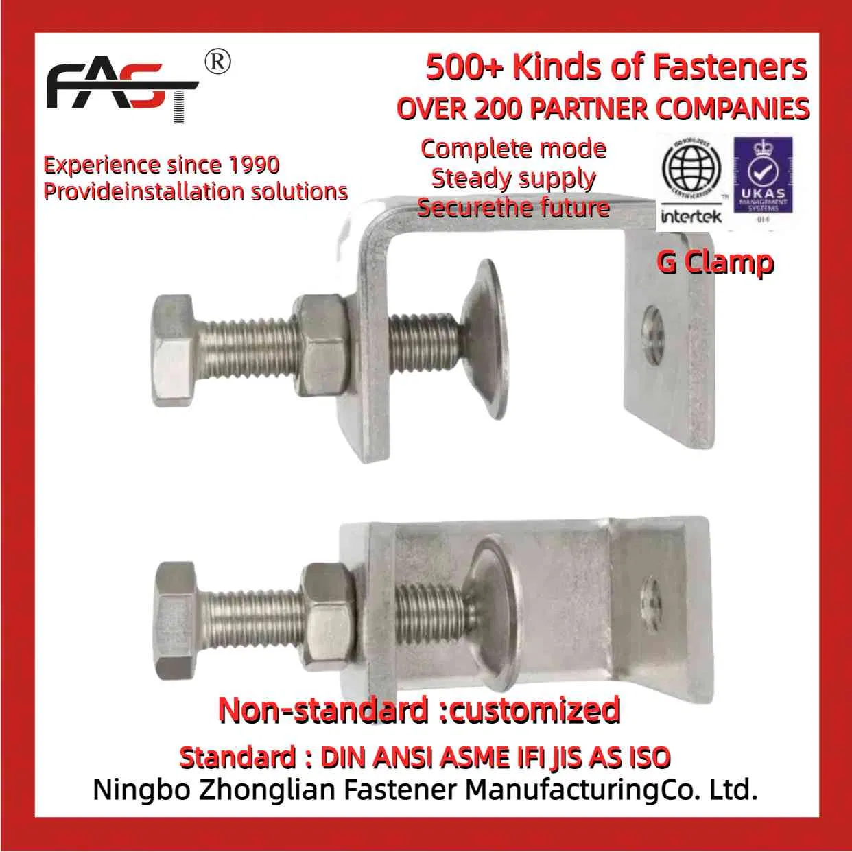 Compact G Clamp for Tight Spaces &amp; Confined Areas