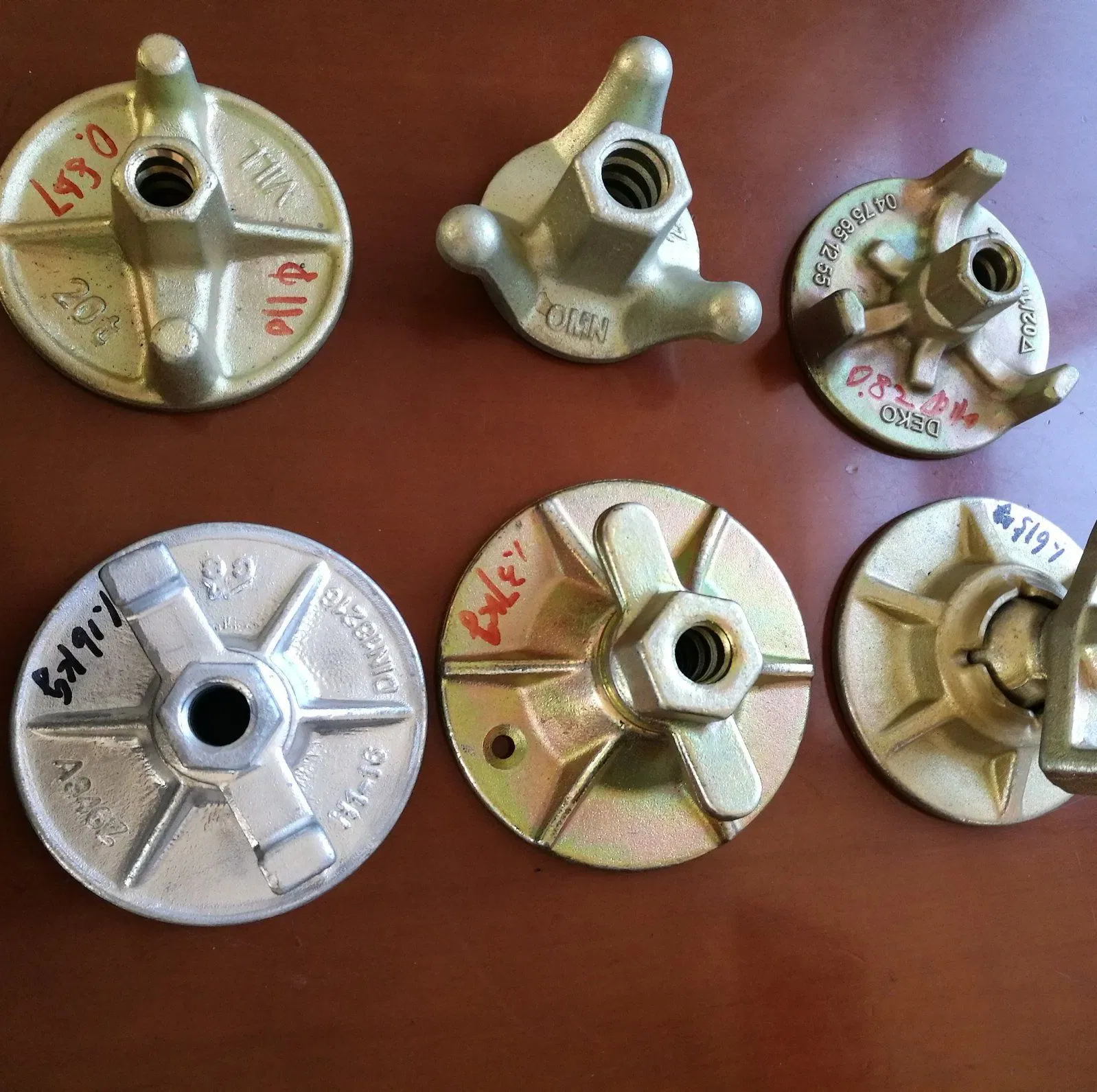 Casting Wing Tie Rod Nut Formwork Wing Nut with Slope Combination Plate