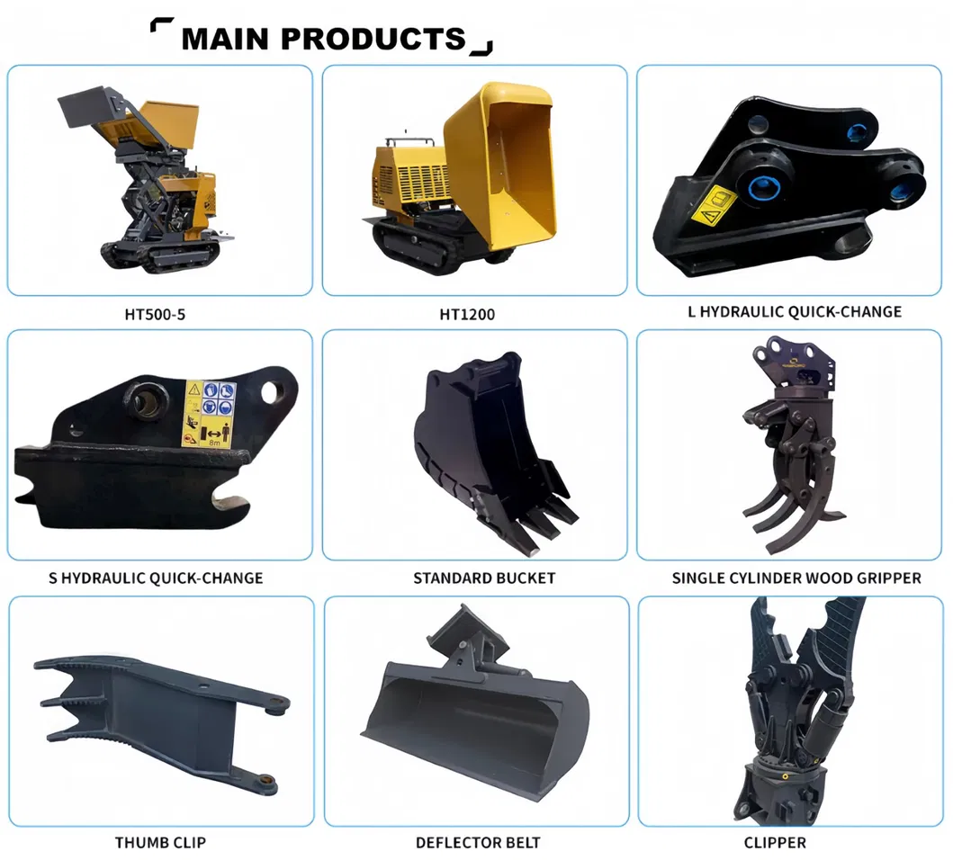 Main Excavator Attachments