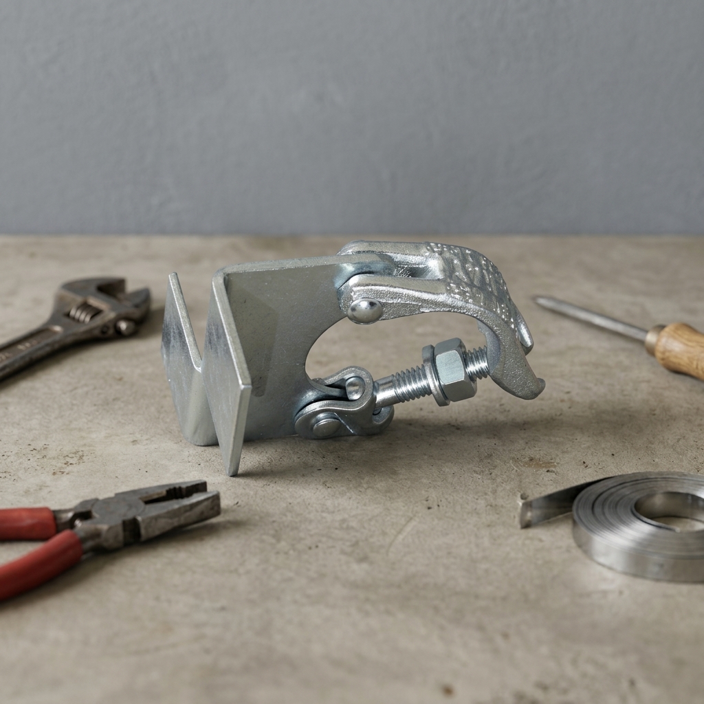 BS1139 48.3mm Forged Board Retaining Coupler Ladder &amp; Scaffolding Parts BRC Steel Plank Clamp