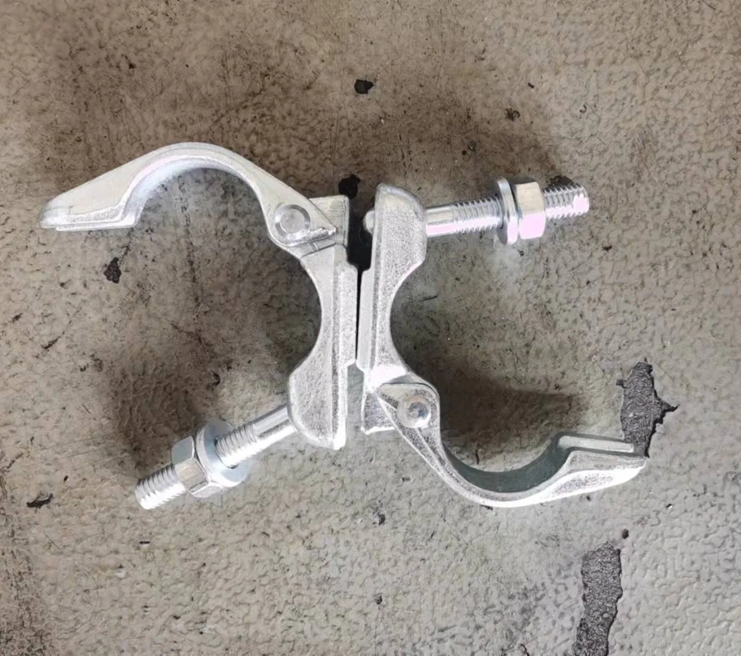 Easy Scaffold 48.3mm British Drop Forged Pressed Type Pipe Joint Coupler Beam Double Right Angle Swivel Scaffolding Clamp Scaffolding Plank Clamp