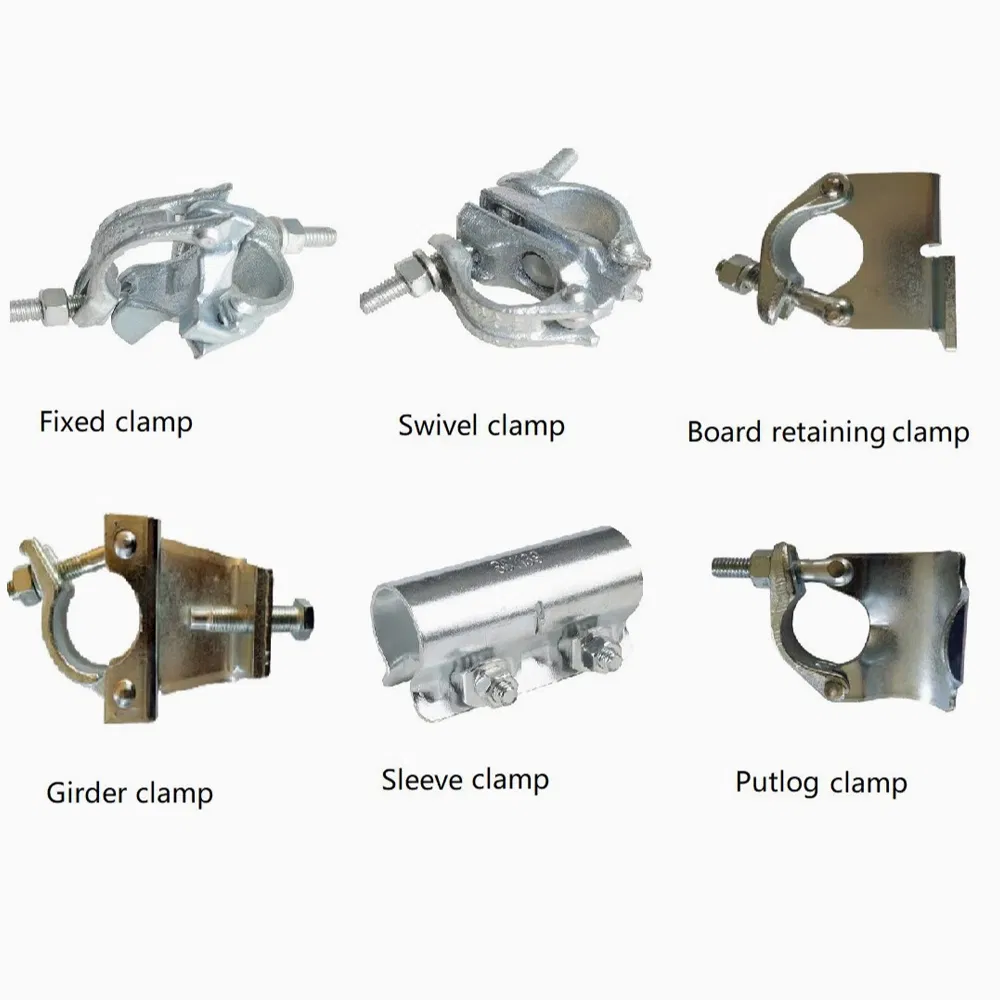 Scaffold BS1139/En74 48.3mm British Drop Forged Pressed Type Pipe Joint Coupler Beam Double Right Angle Swivel Scaffolding Clamp