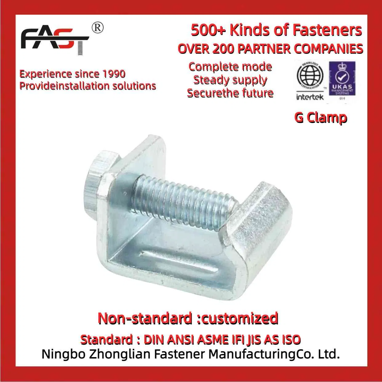 G Clamp for Efficient Assembly &amp; Disassembly Processes
