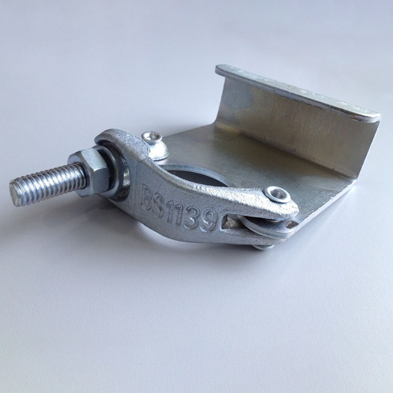 Steel BRC Scaffold Toe Board Clamp for Construction Peri Formwork CE Certified European Design Bag Packaging