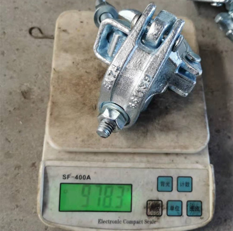 British Type Drop Forged Double Scaffolding Coupler Swivel Scaffolding Clamp