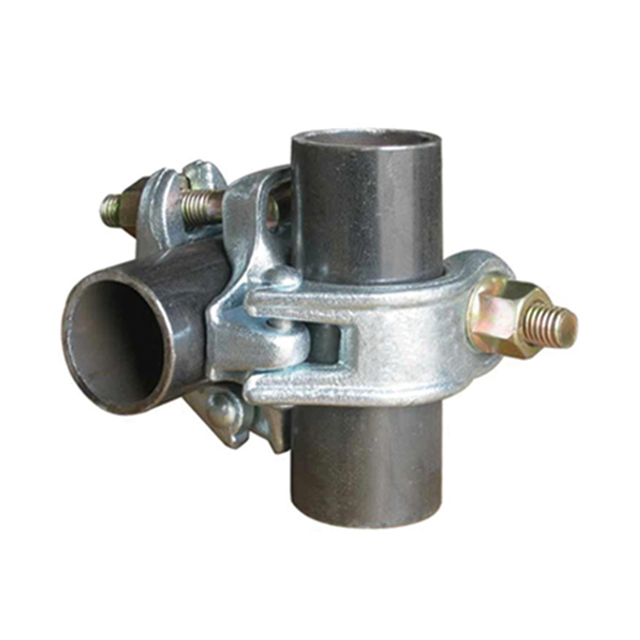 En74 Drop Forged German Type Double Coupler 48.3mm Right Angle Coupler