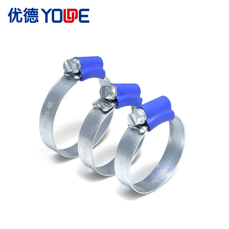 Customized 12mm British Type Cord Clamp Stain Steel Galvanized Adjustable Swivel Clamp for Clipper Hose Metric Inch Measurement
