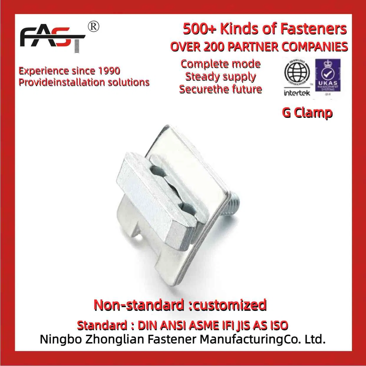G Clamp for Efficient Assembly &amp; Disassembly Processes