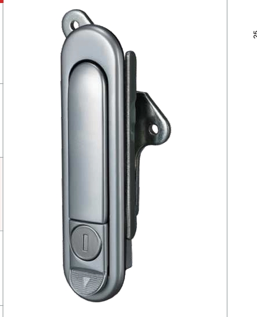 7000-2 Zinc Alloy Base Handle Button and Cylinder Steel Cam and Nut Swing Handle and Lever Latches