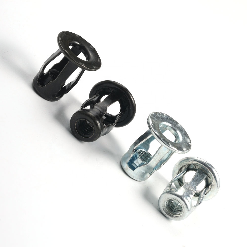 WXSNY Heavy Duty Steel Jack Nuts Petal Rivet Nuts M4 M5 M6 M8 for Thin Plastic Wood Plate Fastening Hardware Factory