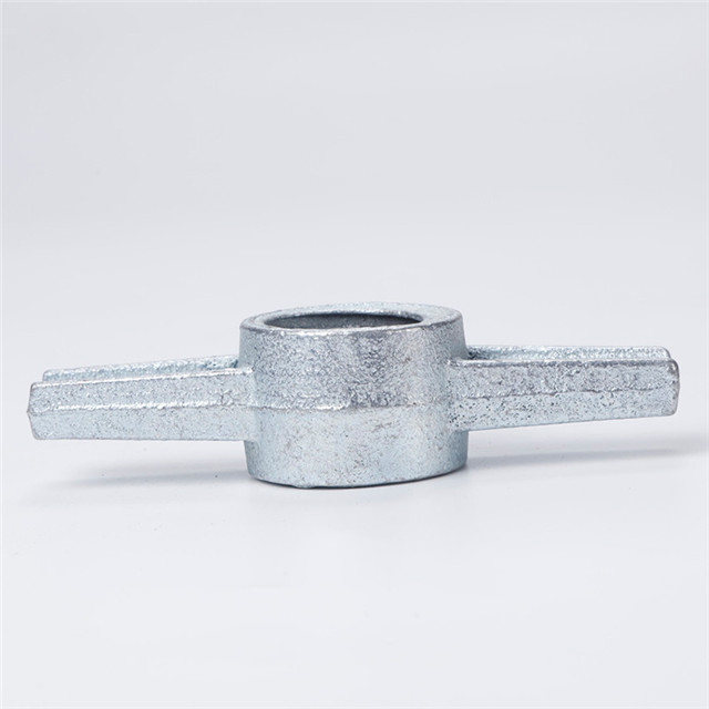 Scaffolding Adjustable Screw Jack Nut Cast Iron Base Handle Jack Nut