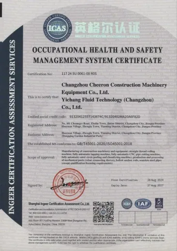 ISO 45001:2018 Certification