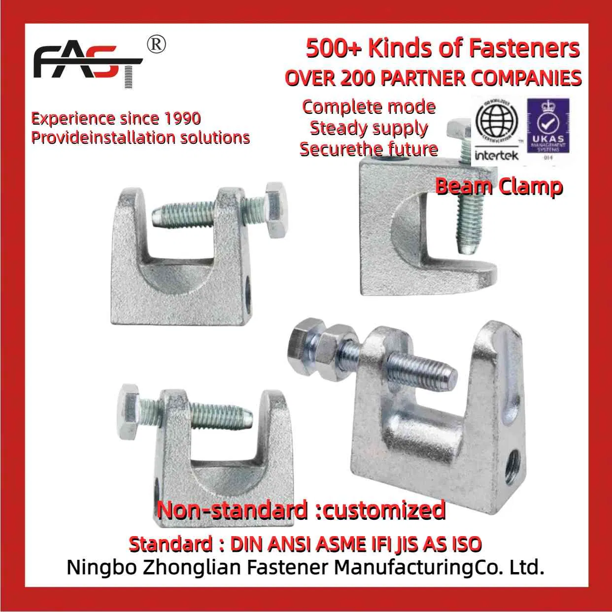Engineered Beam Clamp for Structural Integrity – Load-Bearing Capacity