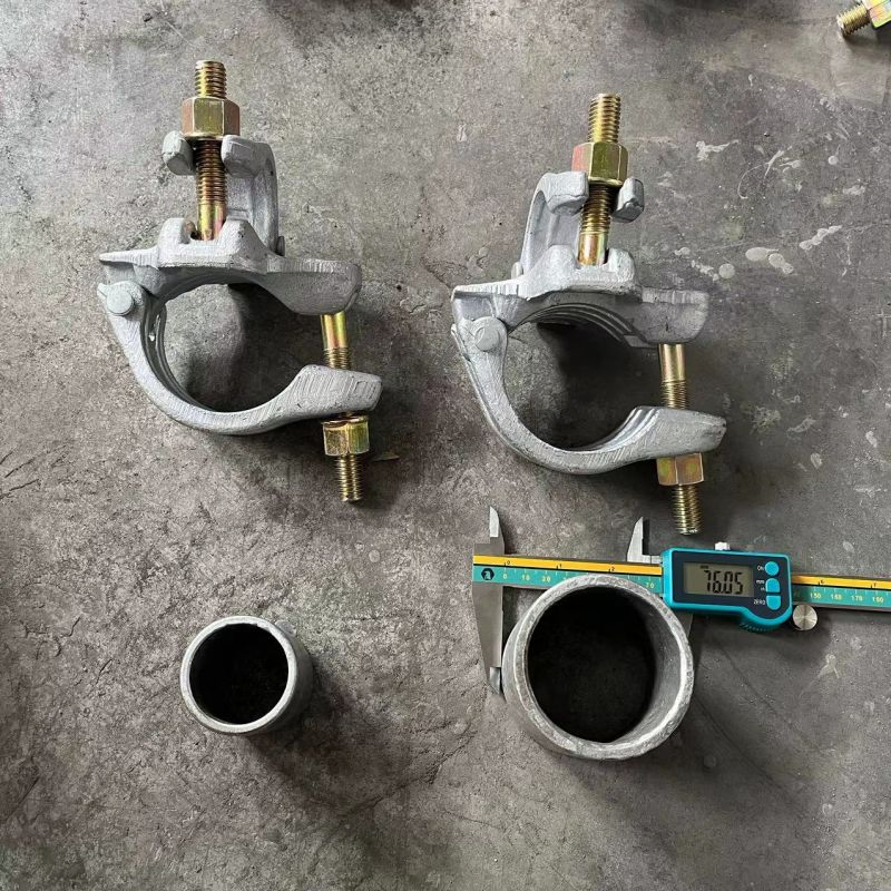 Manufacturer of German Type Scaffolding Drop Forged Double Coupler 48mm by 60mm Size