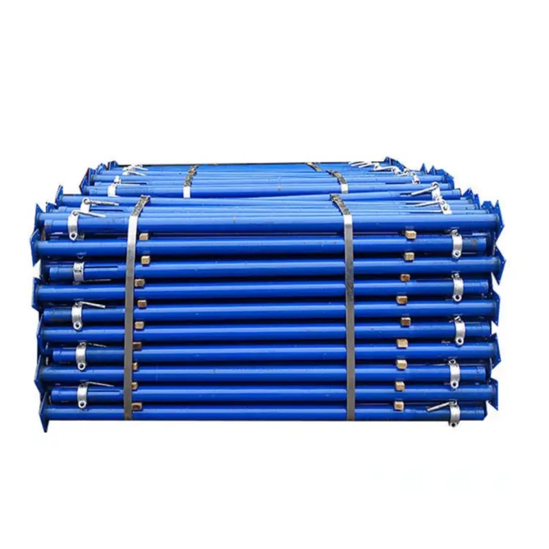 Hot Sale Wholesale Adjustable Galvanized Steel Pipe Prop Base Jack with Screw Nut Construction Jack