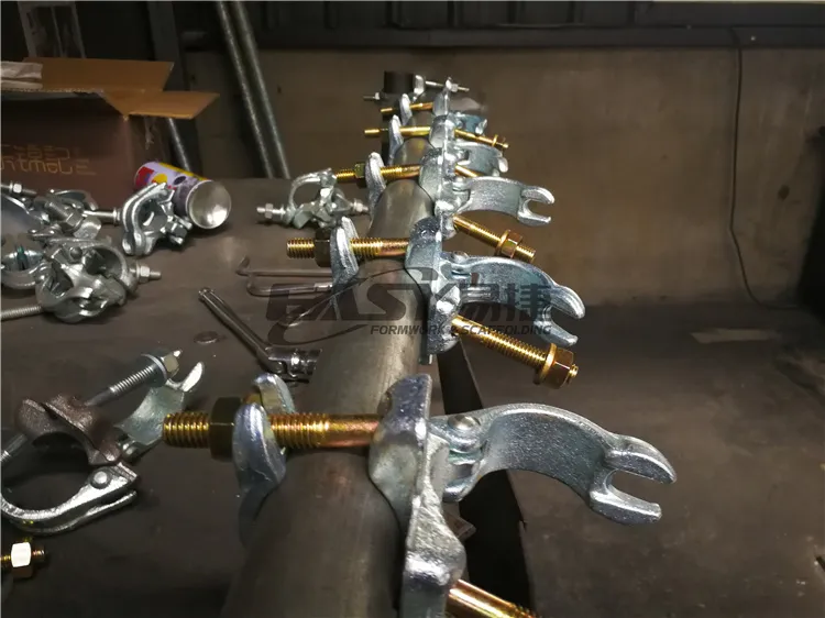 Scaffolding installation scene