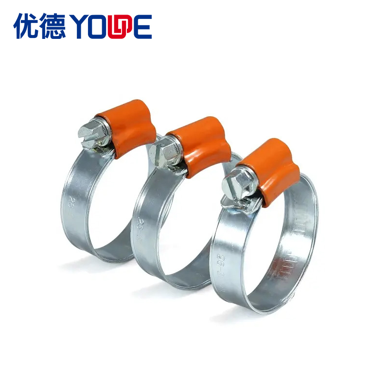 Customized 12mm British Type Cord Clamp Stain Steel Galvanized Adjustable Swivel Clamp for Clipper Hose Metric Inch Measurement