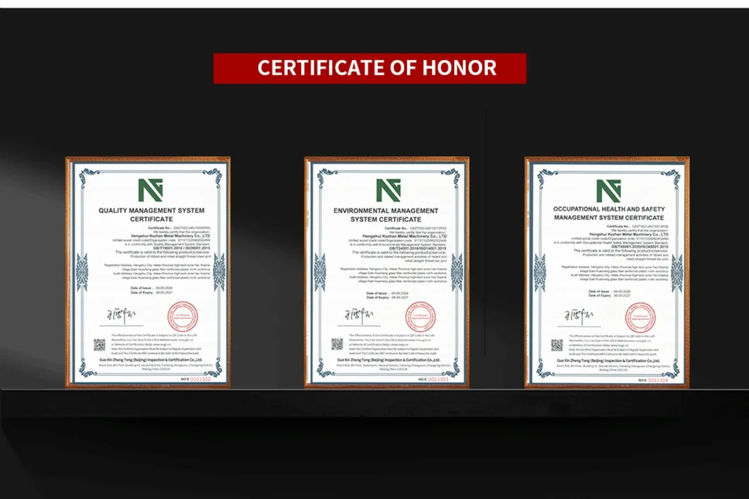 Standard Testing and Certificates Compliance