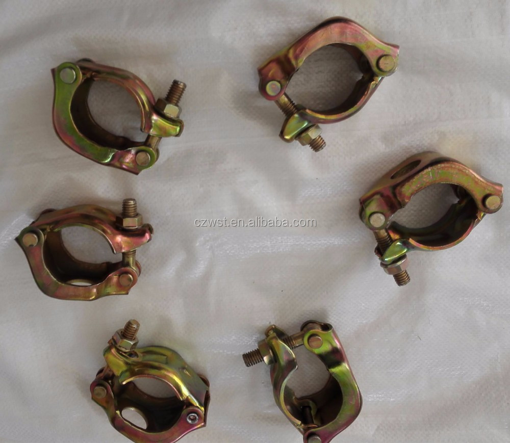 Forged Swivel Tube and Band Plate Single Types Couplers Double Scaffolding Brc Gravlock Girder Board Retaining Clamp Coupler